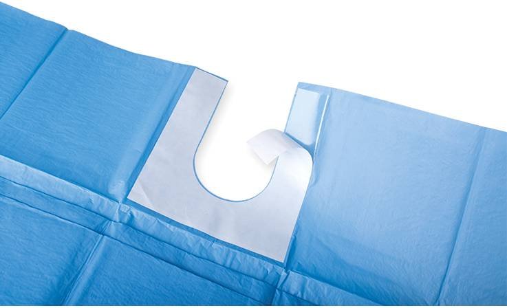 TELO STERILE CON FESSURA AD U