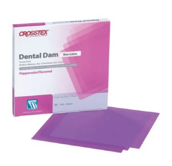 DIGA DENTAL DAM CROSSTEX NO LATEX VIOLA
